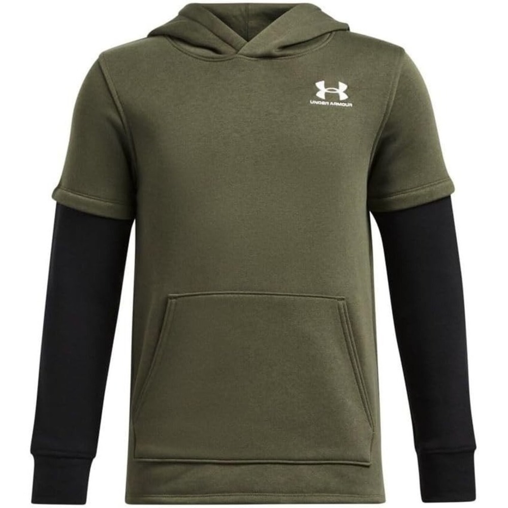 Under Armour Boys' Size S - Icon Fleece Jersey Hoodie MSRP $55